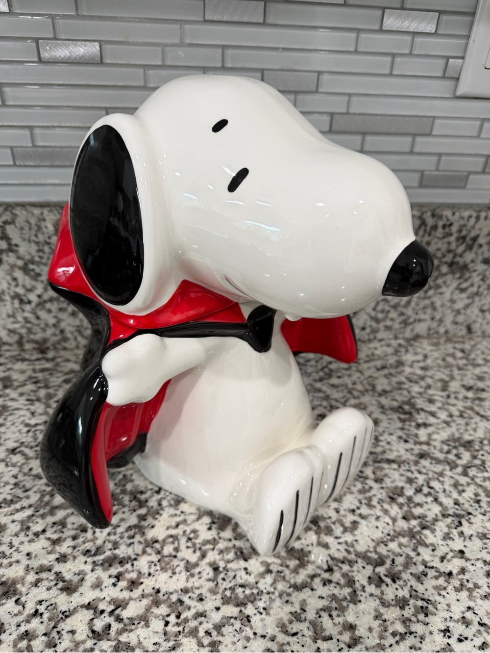 New Vampire Snoopy Cookie Jar